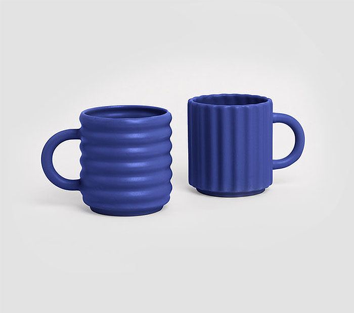 Ripple Espresso Cup Cobalt