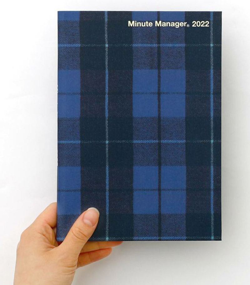 2022 Diary Minute Manager A5 Navy