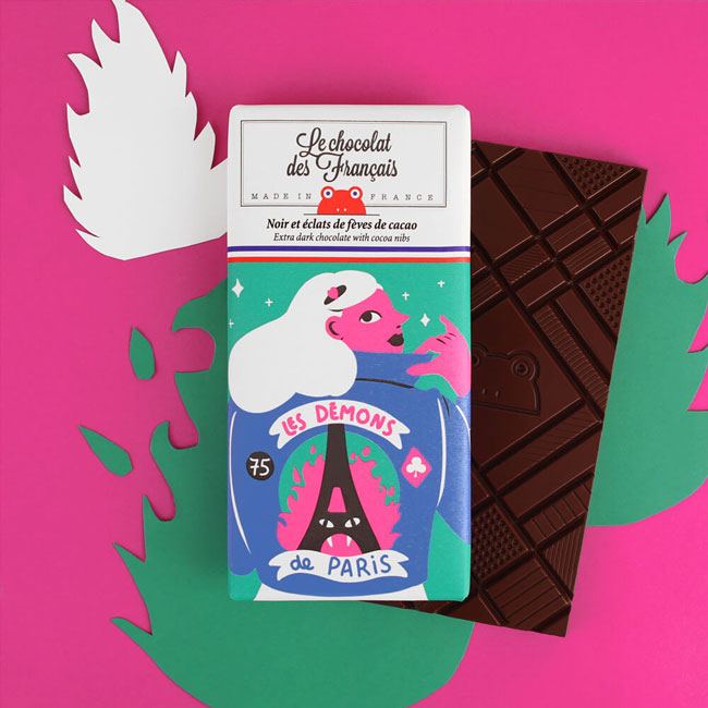 Perfecto Dunkle Schokolade mit Kakaobohnen-Nips