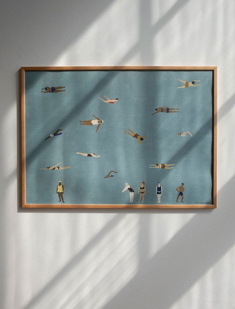 Swimmers Poster (70 x 100 cm)