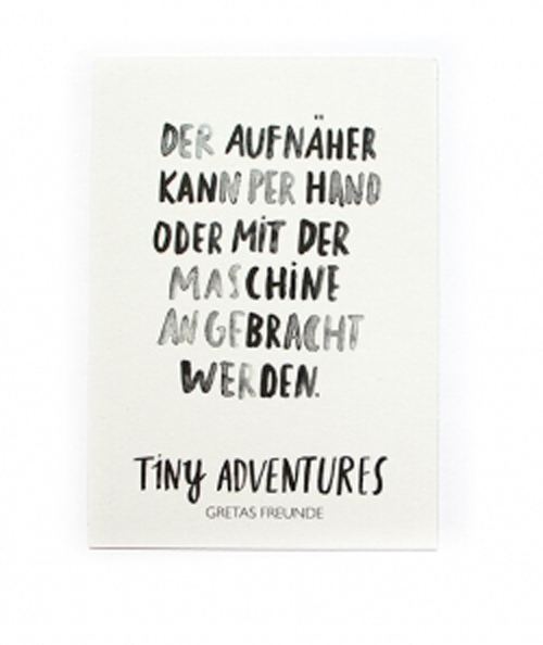 Aufnäher Tiny Adventures