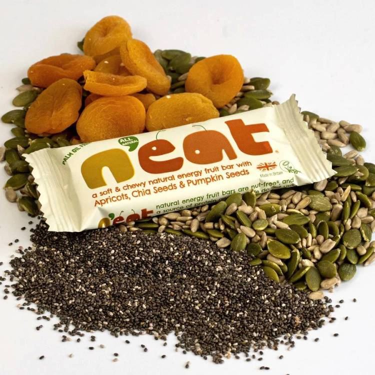 N'eat Apricots, Chia Seeds & Pumpkin Seeds Natural Energy Bar (45g)