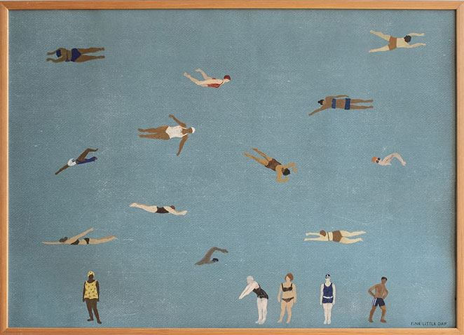 Swimmers Poster (50 x 70cm)