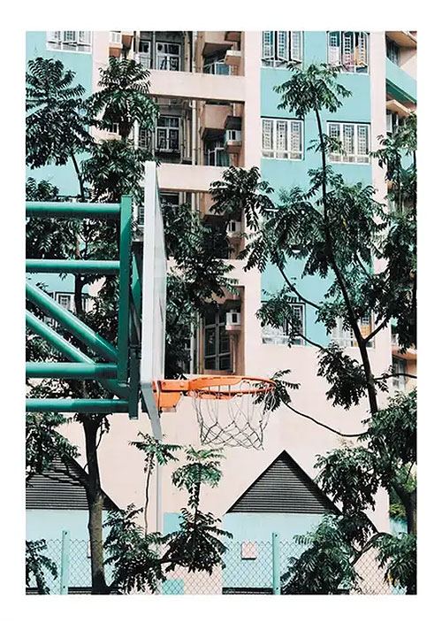 Cities of Basketball (01) Hong Kong Print (30x40xm)