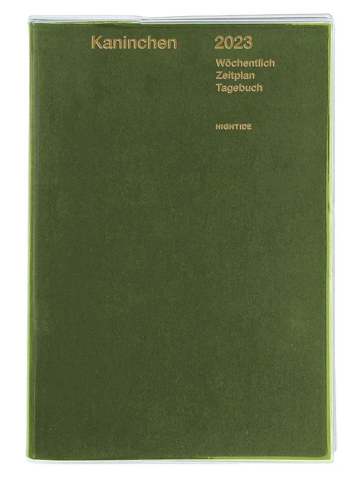 Kaninchen 2023 Diary Green