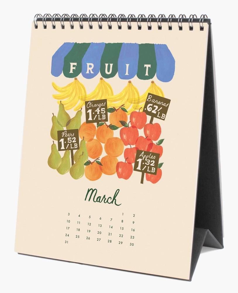 2024 Fruit Stand Tischkalender