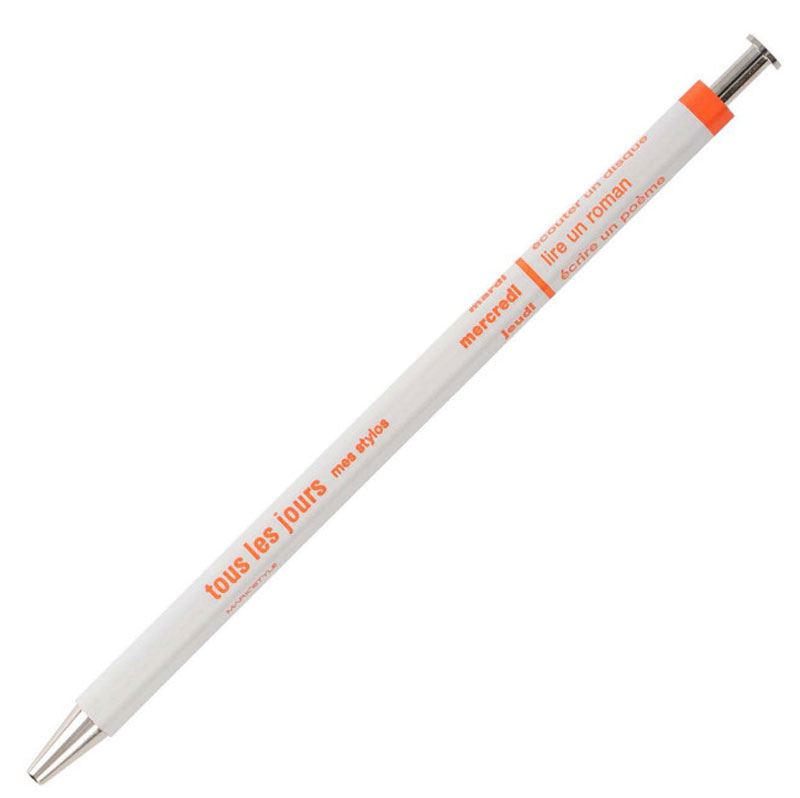Ballpoint Pen DAYS // Cool Gray & Orange