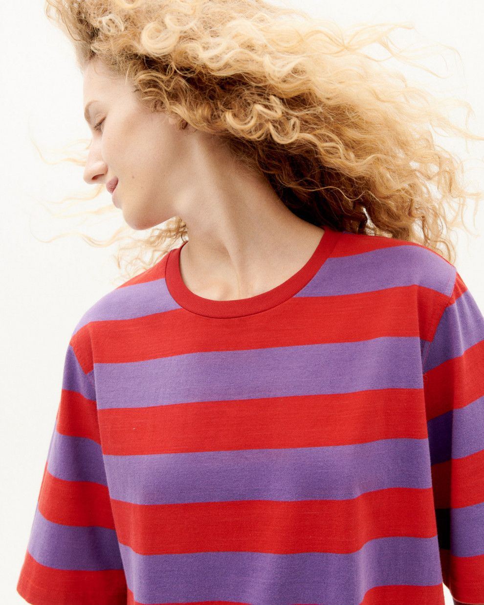 Violet Stripes Lucia T-Shirt