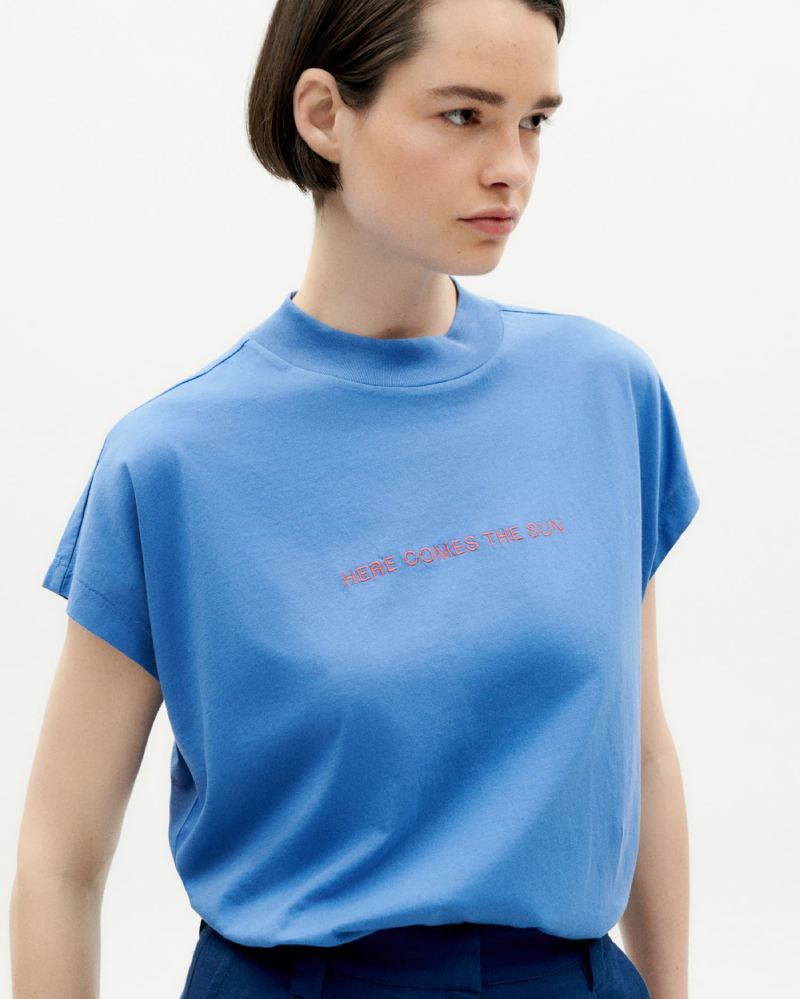 Here Comes The Sun T-Shirt Heritage Blue
