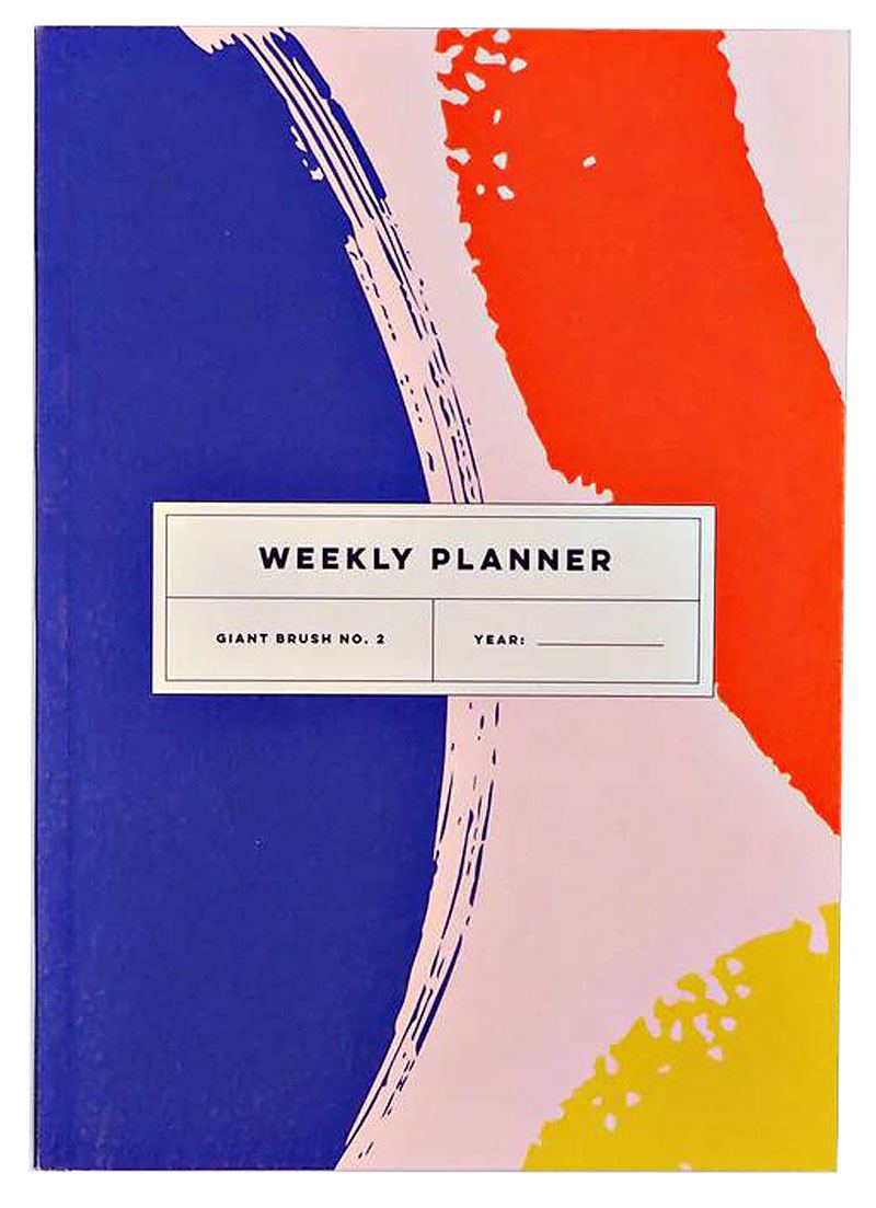 Giant Brush No.1 Undated Weekly Planner Book