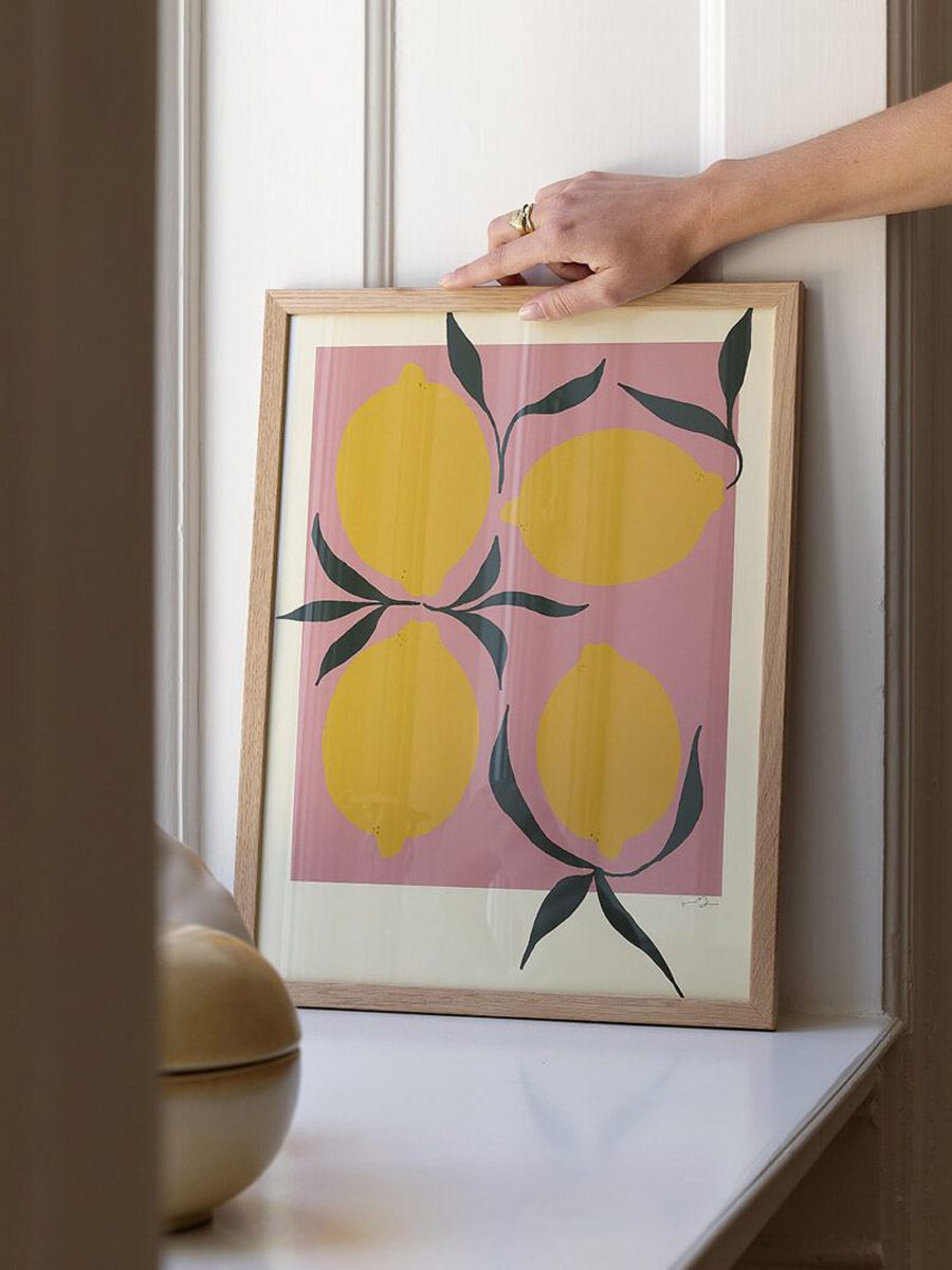Pink Lemon Print (30x40cm)