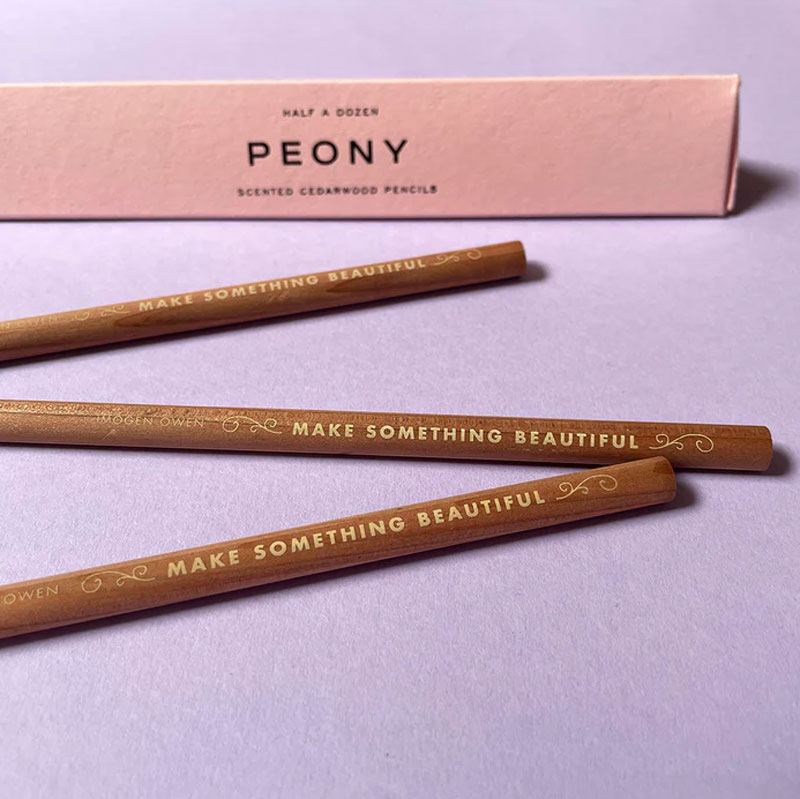 Scented Cedarwood Pencils - Peony