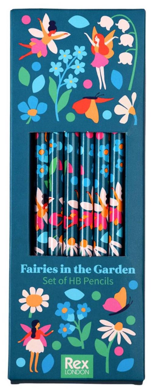 HB-Bleistifte Fairies in the Garden (6er-Set)