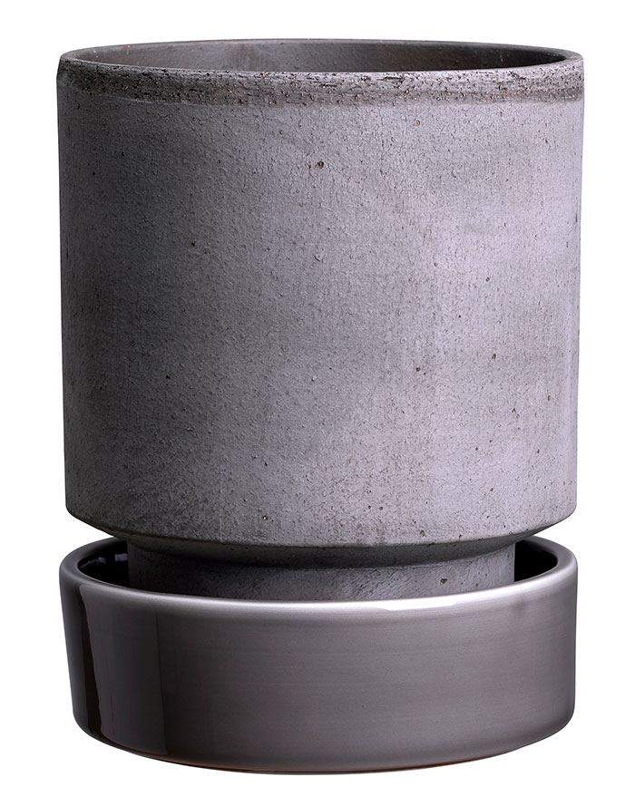 Hoff Pot Raw Grey (14cm)