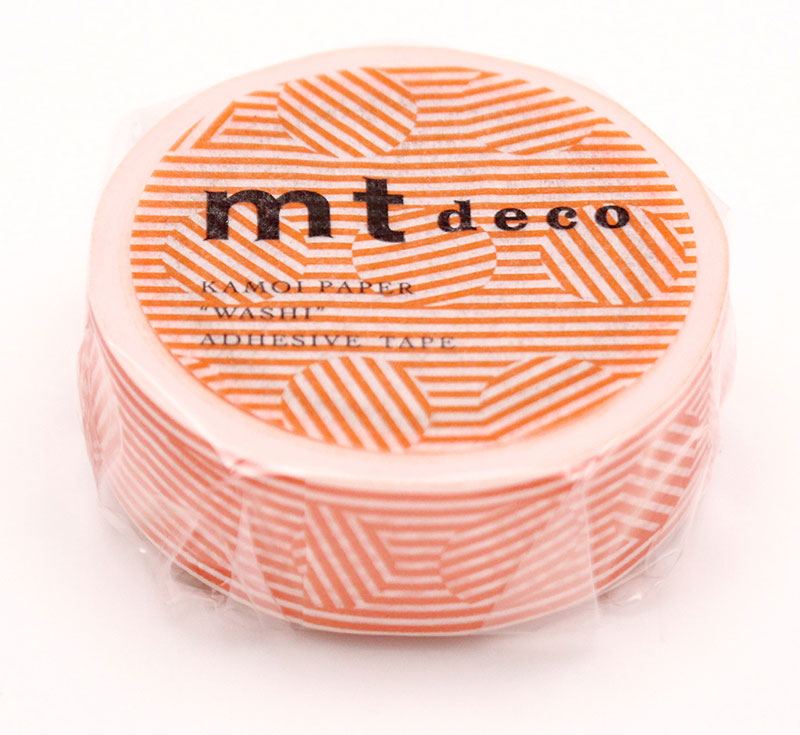 mt Masking Tape Border & Circle Orange