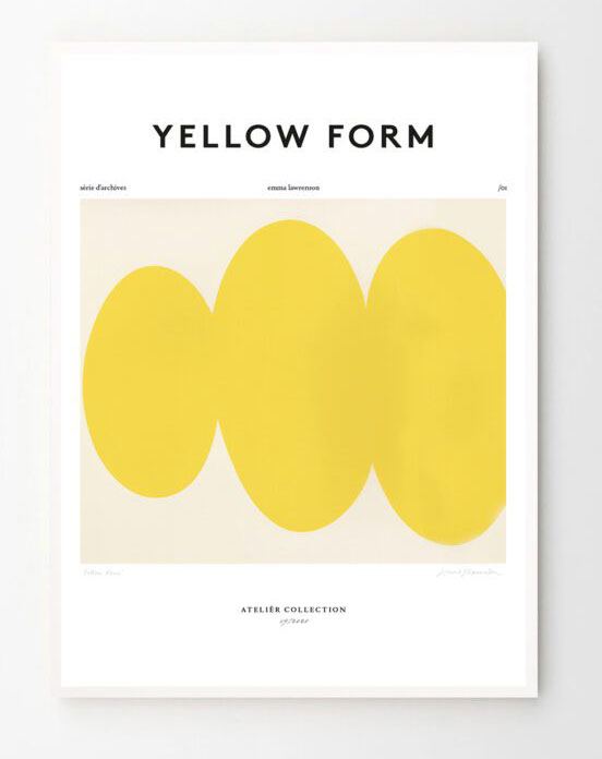 Yellow Form Poster (50x70cm)