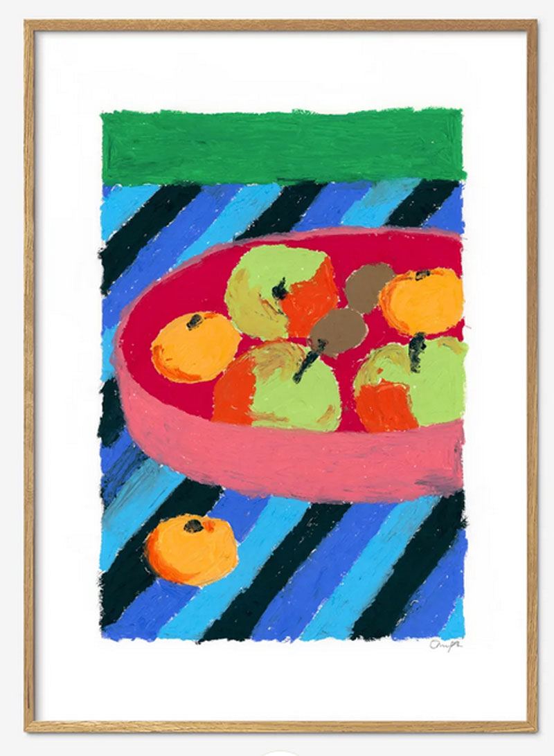 Mixed Fruit In Bowl Poster (50x70cm)