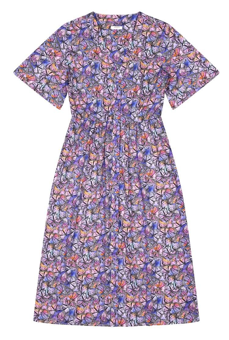 Marsha Viscose Kleid Lavender