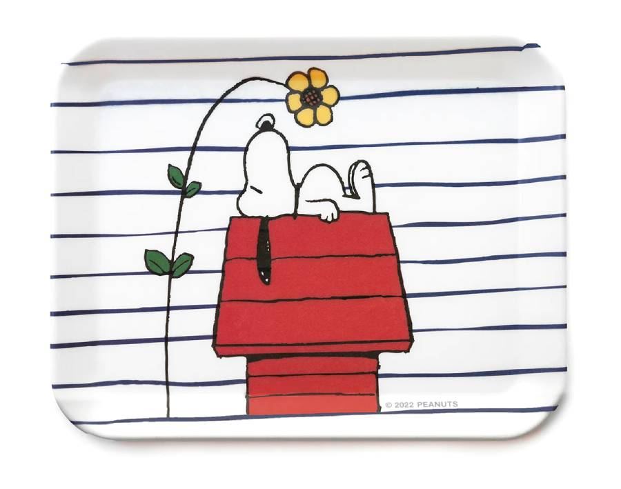Peanuts® Snoopy Tablett Flowers