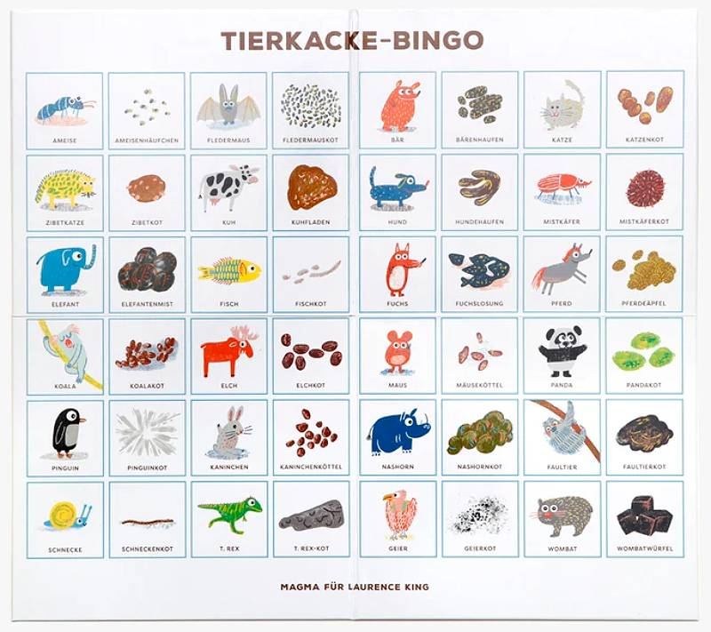 Tierkacke-Bingo