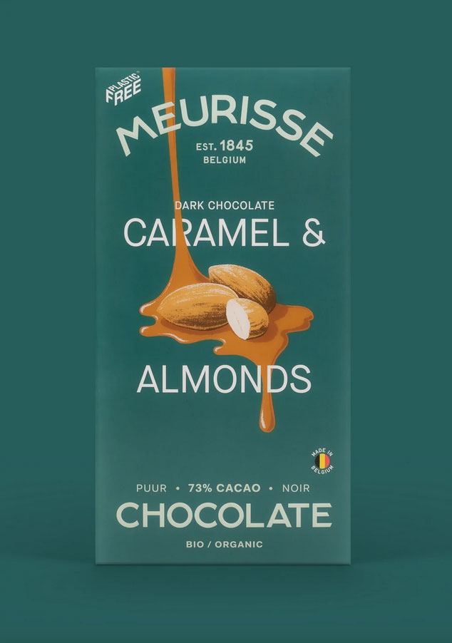 Dark Chocolate (73%) Caramel and Almonds