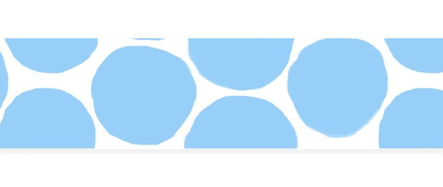 Maste Tape Ice Blue Coin Dots