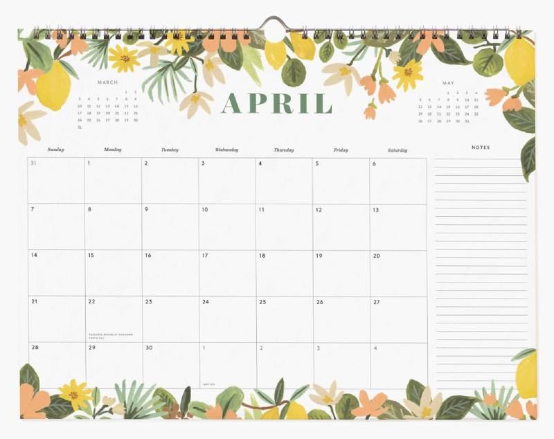 2024 Appointment Wandkalender Blossom