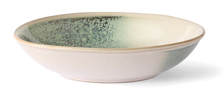 70's Ceramic Curry Bowl Mist