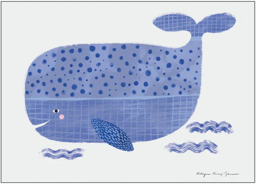 Whale Print (30x40cm)