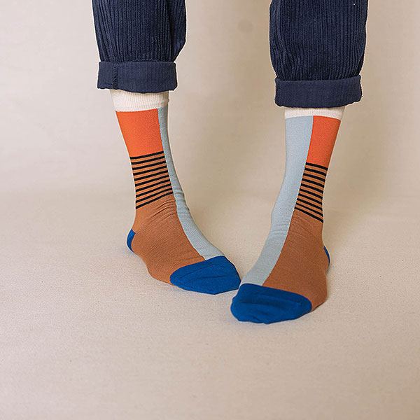 Nice Socks Halb/Halb Rust