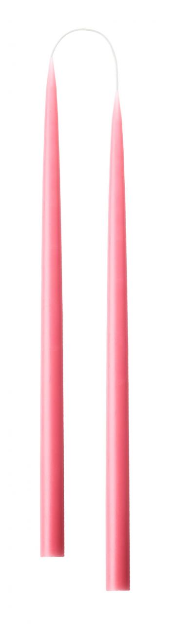 Hand Dipped Candle Pastel Rosa H35cm (2er Set)