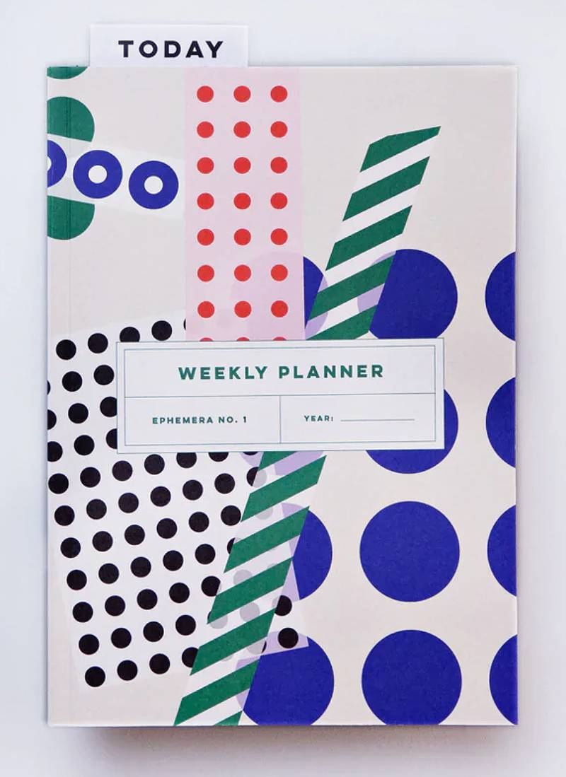 Ephemera No.1 Undated Weekly Planner Book