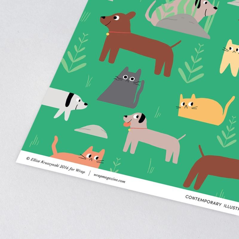 Cats & Dogs Geschenkpapier
