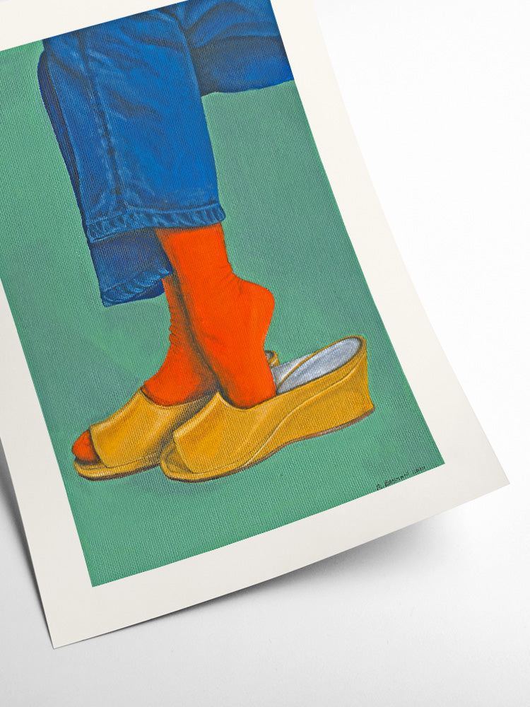 Heels With Socks Poster (50x70cm)