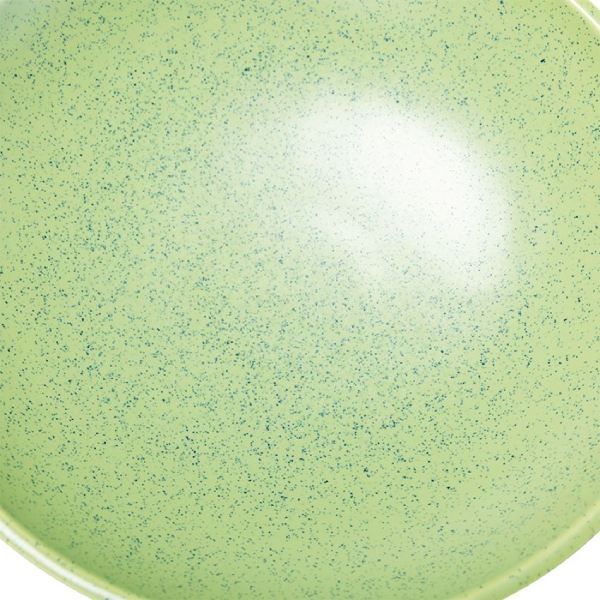 The Emeralds: Ceramic Bowl On Base M Pistachio