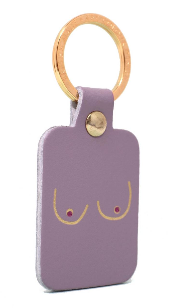 Boobs Schlüsselanhänger Lilac