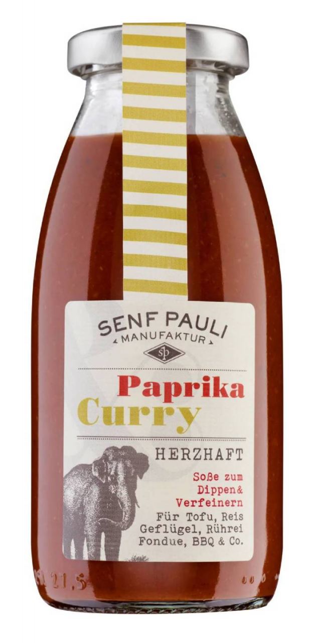 Senf Pauli - Soße Paprika & Curry