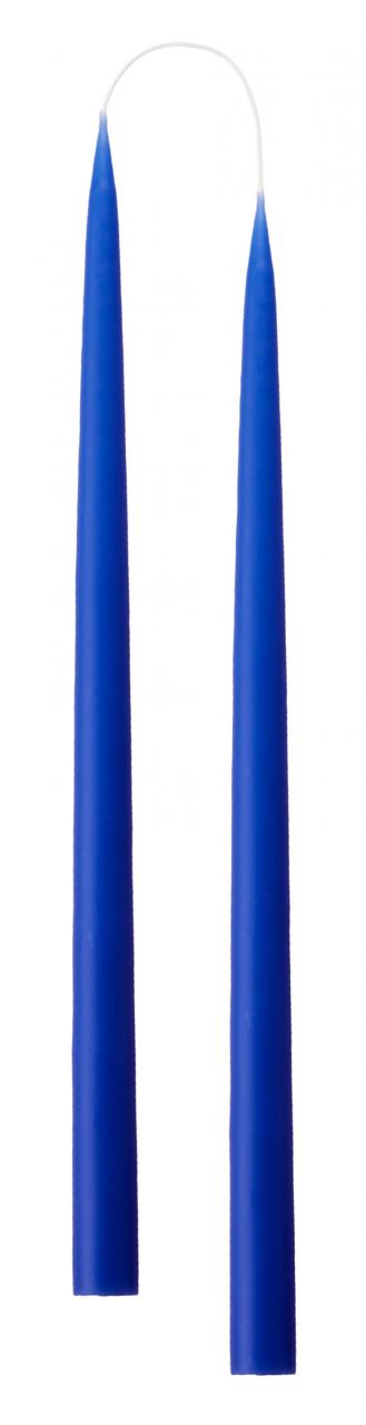Hand Dipped Candle Cobalt Blue H35cm (2er Set)