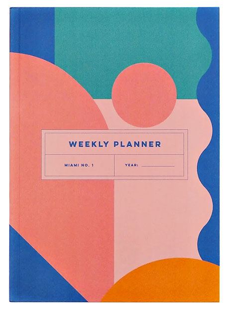 Miami No.1 Undated Weekly Planner Book
