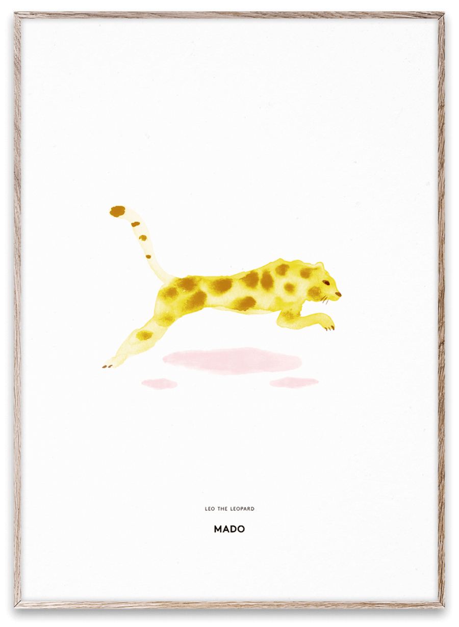 Leo the Leopard Poster (50x70cm)