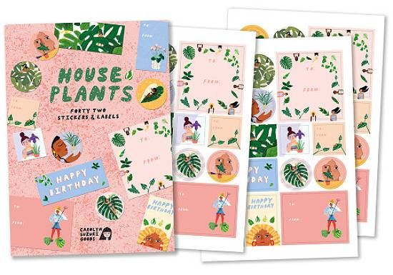 Carolyn Suzuki House Plants Stickers