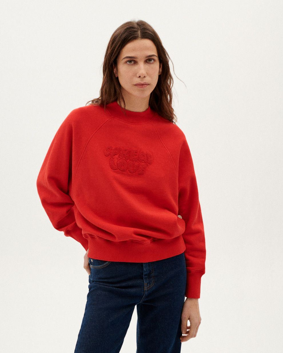 Spread Love Lava Red Sweatshirt
