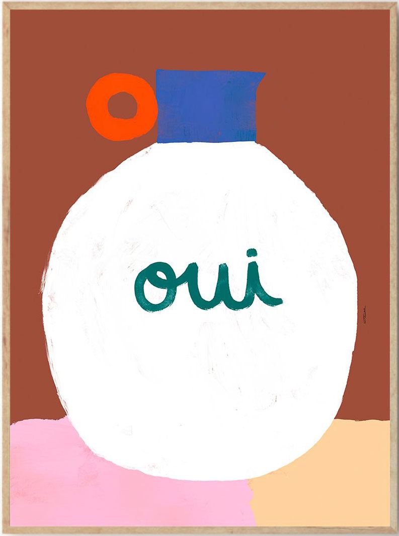 Vase Oui Print (30x40cm)