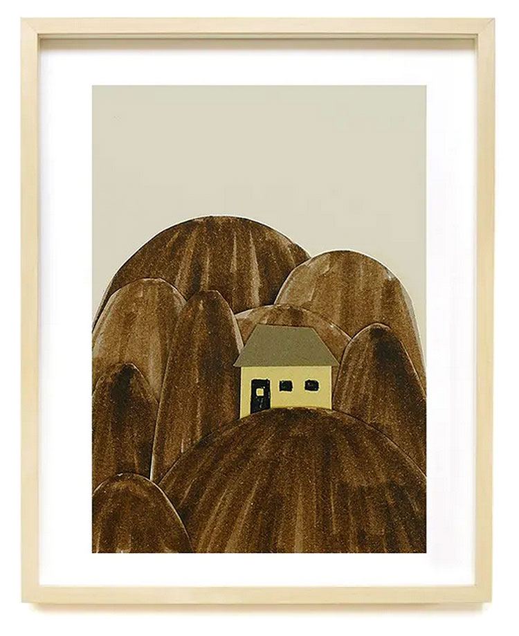 Ted & Tone Print Mountain Cabin (Din A3)