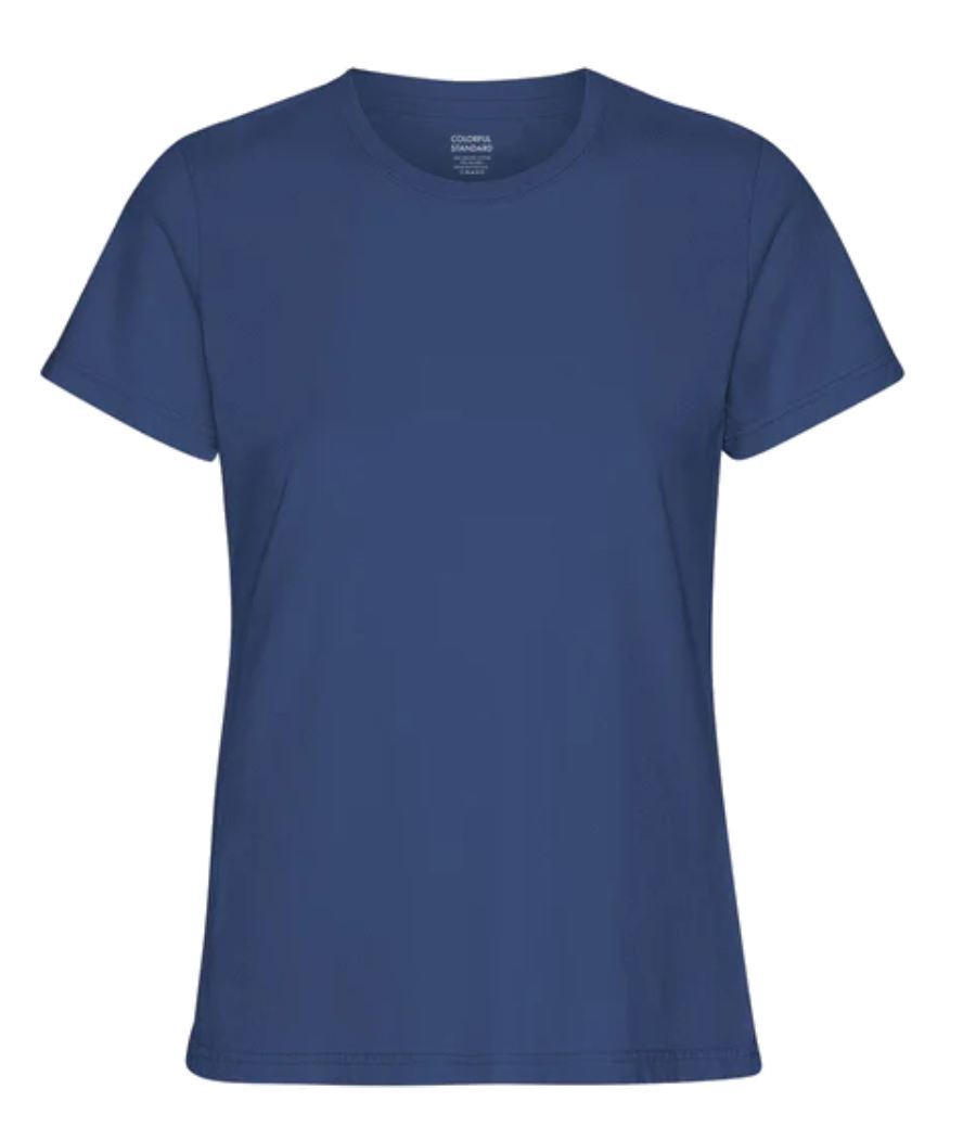 Woman Light Organic T-Shirt Marine Blue