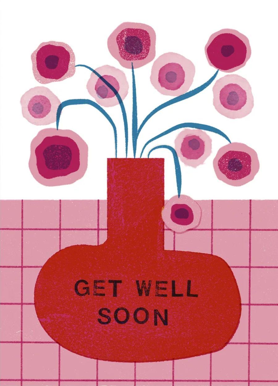 Get well soon Postkarte