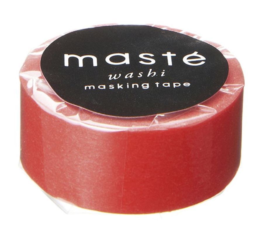 Masté Neon Red Masking Tape