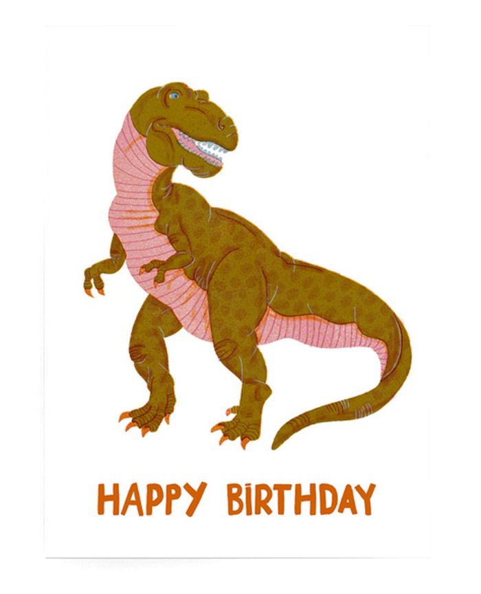 Birthday Dino Postkarte
