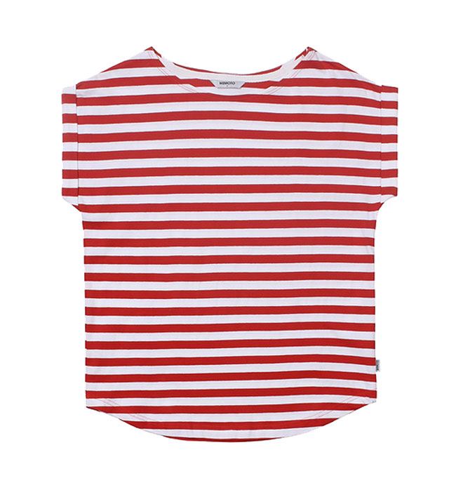 Bell Shirt Stripe Red-White