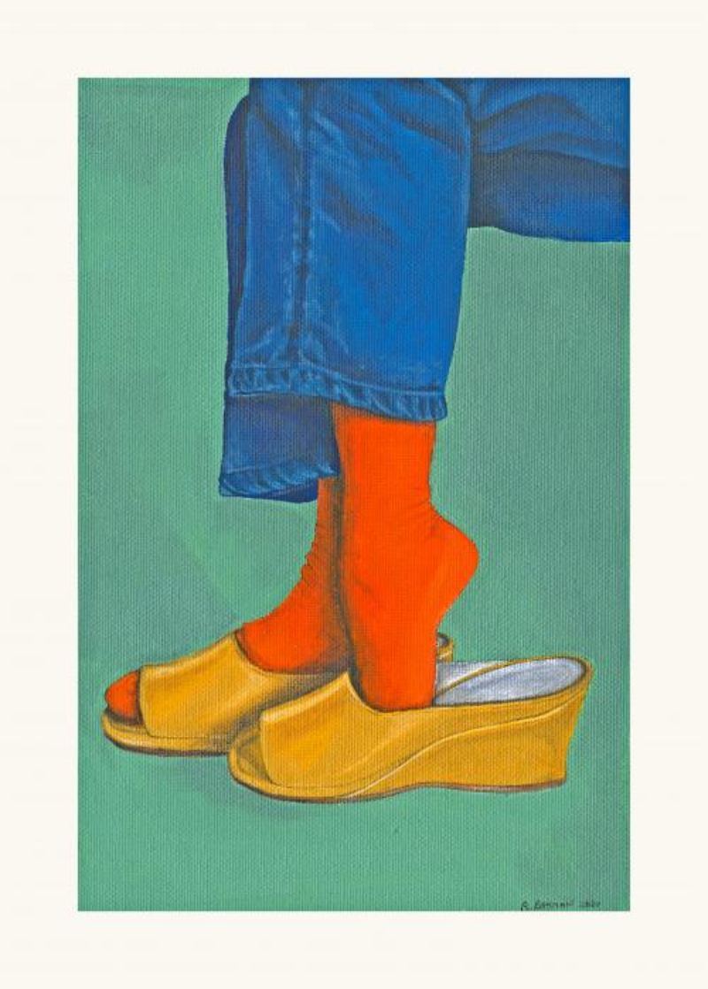 Heels With Socks Poster (70x100cm)